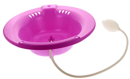 ERINGOGO Sitzbad für Hämorrhoiden Waschbecken Sitzbad für Frauen im Wochenbett PP mit Ergonomischem Design Lila Pflege