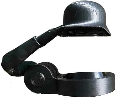 lwxij Soldier Salute Bierflaschenhelm, Getränkeflaschenverschluss, Soldaten-Salute-Helm, Neuheitschutz, lustiges dekoratives Design, wiederverwendbare Abdeckung, 8 x 4 x 5,3 cm, Grill- und