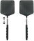 2 Pedazo matamoscas Estable, matamoscas Extensible, matamoscas telescópico, matamoscas，Mata Moscas Manual，Paleta matamoscas（Escalable），Fly swatter Negro，Pistola de Sal matamoscas
