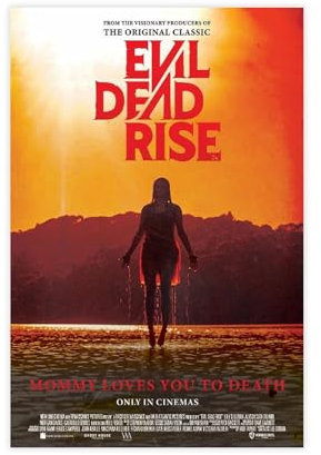 saedba Evil Dead Rise (2023) Digitales Horror-Film-Poster auf Leinwand, Schlafzimmer, Dekoration, Landschaft, Büro, Raumdekoration, Geschenk, 30 x 45 cm
