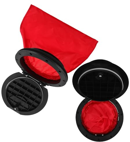 Milisten 2pcs Kayak Hatch Cover Plastic Round Deck Plate Lid Kayak Storage Hatch Lid for Outdoor Storage