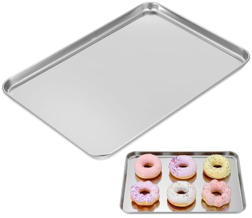 TOYANDONA Piatto rettangolare in acciaio inox, 35 x 25 cm, piatto da portata argento, piatto piatto piatto piatto per snack, barbecue, dessert e frutta, lavabile in lavastoviglie e facile da pulire