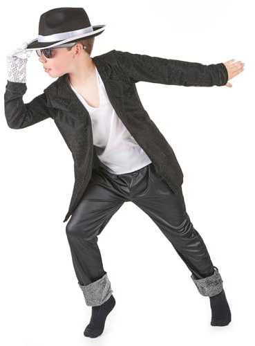DEGUISE TOI Popstar-Kostüm schwarz für Jungen - Bunt