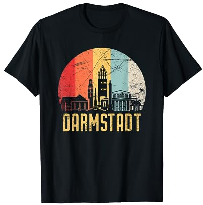 Darmstadt I 80er Retro Souvenir I Vintage Design T-Shirt