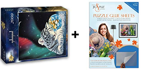 Grafika Puzzle 2000 Teile – Schim Schimmel – Earth Light + Kleber