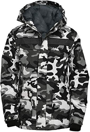 Arctix Performance Tundra Herren-Jacke mit zusätzlicher Sichtbarkeit, A6 Camo Schwarz, Größe S