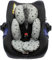 BEYBI® Réducteur bébé point coton universel pour nacelle, siège auto groupe 0, poussette et berceau