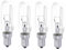 Utiz 4 x 40W E14 Cooker Hood Oven Appliance Lamp Bulb 25 Tubular Incandescent Bulb 2700K Warm White, Dimmable 4 Pack