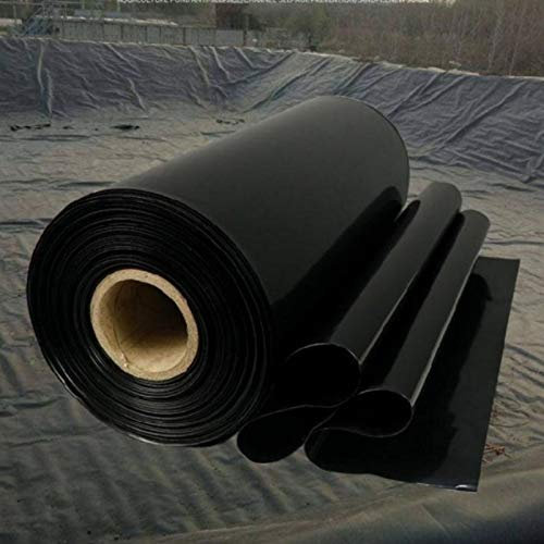 CGF- Kleine Teichfolie, 0,2 mm / 0,3 mm dick, Teichhaut Teichfolie Schwarz HDPE Teichfolie für Wasserfall, Fischteiche, Gartenbrunnen