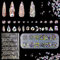 1848 Pièces Strass art d'ongle Cristal Strass Ongle Nail Art Mix Tailles 12 Formes Diamant Décoration Ongles Brillant Coloré Cristal En Boîte 6 Formes de Strass Ronds pour Art d’Ongles
