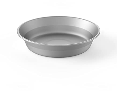 TIANDLIFE Camping Geschirr Teller, Titan Camping Teller Pan Suppenschalen Outdoor Camping Pfanne Geschirrset Outdoor Ultraleicht Kochgeschirr Freien Wandern Picknick BBQ