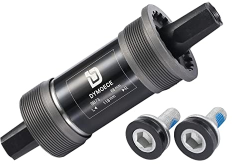 D Dymoece Bicycle Bottom Bracket Bike Bottom Bracket BSA Innenlager Bearing 68mm for Square Tapered Spindle Crank