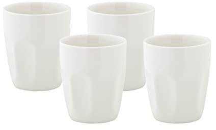 Maxwell & Williams DV0189 Kitchen - Set di tazze in porcellana, 200 ml, colore: Bianco