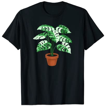 Monstera Deliciosa Variegata Zimmerpflanze T-Shirt