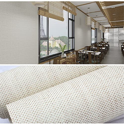 Murales Papier Peint Grasscloth Tendance 2023, Grasscloth Tissé à La Main Tapisserie Fibre Naturelle, Papiers Peints Uni en Rouleaux, Fond D'éCran Chambre Salon Couloir Wallpaper DéCoration Murale
