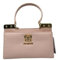 Love Moschino Weißen Frauen Taschen Lässige Tasche mit plattiertem Logo, Rosa, Einheitsgröße