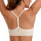 CRZ YOGA Damen Butterluxe Racerback Sport BH Gepolstert Ohne Bügel Y-Rücken Yoga Bra Sommer Atmungsaktiv Spaghetti Top Weiße Aprikose S
