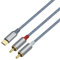 DCHAV RCA to USB C Audio Cable Type C to Male 2 RCA Adapter Cord Nylon Braided Wire Red White Interface (1.2M)