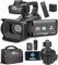 NBD 4K Videocamera UHD 48MP WiFi Visione Notturna Infrarossi Telecamera Vlogging per Youtube Zoom digitale 18X. Videocamera con schermo girevole. WiFi & Telecamera a distanza. (VC)