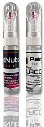 Touch Up Paint for BMW Alpin White III (300) 2-in-1 Touch Up Pen & Clear Lacquer