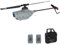 HUIOP Elicottero RC Drone RC con fotocamera 720P Elica singola senza alettoni Localizzazione del flusso ottico Stabilizzazione giroscopica a 6 assi 2 batterie,Elicottero RC