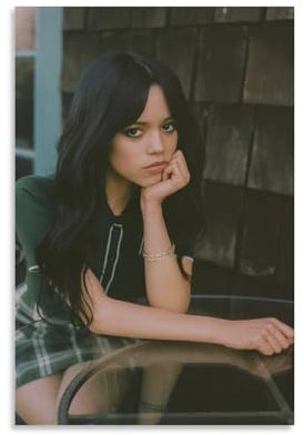 Jenna Ortega Poster Schauspieler Kunst Tapete Poster Malerei Leinwand Wandkunst Wohnzimmer Poster Malerei 20 x 30 cm