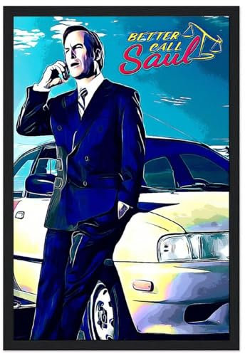 MUTYNE Better Call Saul 2 Art Poster Dekorative Malerei Leinwand Wandkunst Wohnzimmer Poster Schlafzimmer Malerei 08x12inch(20x30cm)