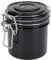 Eyelash Glue Storage Jar, Temperature Humidity Display Eyelash Glue Storage Tank 200ml Ctivated Carbon Large Capacity for Eyelash Nail Lovers (Black)