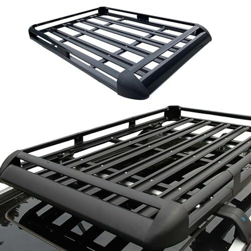 KEAAN Auto DachträGer Dachgepäckträger Korb für Kia Ceed/XCeed/Proceed/Ceed Sportswagon/Ceed GT/X Pro cee'd CD/JD/ED 2007-2025 Aluminium Dach Gepäckkorb Gepäckträger Dachträger,Black-1.3m