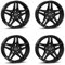 4x Borbet Felgen XR 8x18 ET31 5x112 black glossy kompatibel mit Seat Alhambra Ateca Cupra Formentor Exeo Tarraco