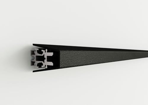 Naber 8041246 transFORM Profil Länge 2400 mm für Relingsystem, schwarz matt