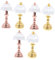 MUSISALY 6 Pcs Dollhouse Table Lamp LED Decor Mini Floor Lamp Model Miniature Lamps LED Table Lamp Doll House Floor Lights Battery Table Lamps Dollhouse Mini Desk Lamp LED Floor Lamps Iron