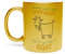 Fabulous Mug Doré en Céramique Chromé - Goat - Money Can't Buy Happiness Animaux Cute Goat Humor - 325 ml