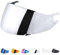 Visiere Casque pour Shark D Skwal D-Skwal 2 Spartan Carbon,Visière de Casque de Protection Contre Le Vent Moto,Lentille de Remplacement de Visière de Casque de Moto (Argent)