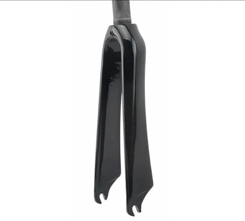ZiYouao Suspension Forks Carbon Fiber Bicycle Fork For Kids BMX Folding Road MTB Bike Fork V Brake For Wheel 14 16 18 20 22 Inch Mtb Forks(Gloss 100 16inch)