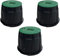 Natotela 10 Round Valve Box 3 Pack With Lid Underground Assembly Sprinkler System Water Meter Box Automatic Lawn Drip Irrigation Kits for Pressure Reducer Water Meters Valves Decoder