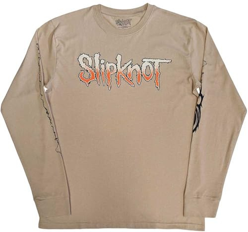 Slipknot The End So Far Barcode Long Sleeve T Shirt S Sand
