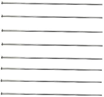 IZHAOGJING Speichen aus 304 Edelstahl, Durchmesser 2 mm, Mountainbike-Speichen, Beleuchtung, silberfarben, Rennrad-Speichen (Länge 278 mm), 24 Stück