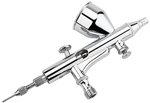 Dual Action Airbrush Kit 0,2 Mm/0,3 Mm/0,5 Mm Nadel -Kunstsprühpistole für Kuchen/Nagel/Modell