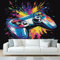Generisch Tapete Gamer Wohnzimmer Schlafzimmer, Fototapete Graffiti Gaming Zimmer Wand Deko, Wallpaper, Wandtapete, Mustertapete, vliestapete, 150 x 105 cm