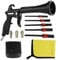 Ensemble de soufflage d'air robuste en ABS et métal - Accessoires interchangeables - Outil de nettoyage industriel - Compresseur d'air pour la maison et le garage