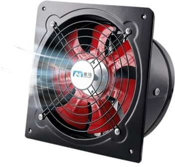 NexaGeniX Bathroom extractor fan 35 * 35 * 16cm Kitchen Household High-power Exhaust Fan 2800r/min Ventilation Fan Air extractor fan