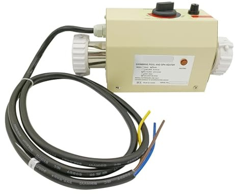 FHRKA Pompa di Calore elettrica per Piscina 3KW con termostato Automatico per Vasca idromassaggio Spa, Riscaldamento efficiente (R2W)