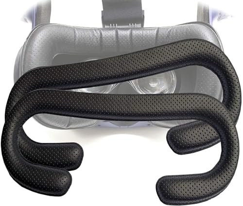 TamBee HTC Vive Pro Gesichts-Schaumstoff- für HTC Vive Pro VR PU-Leder Gesichtspad (Face Foam 2 Stück)