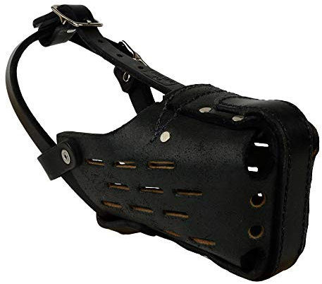 RedLine K-9 Maulkorb aus Leder, Größe S