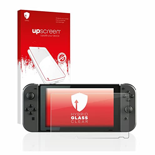 upscreen Protecteur d´Écran en Verre Trempé pour Nintendo Switch – Glass-Plastique 9H Dureté