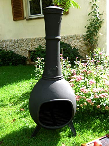 Antikas - Poêle de terrasse en fer, four de terrasse agréable rayonnement thermique, Etera 110 cm.