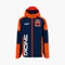 Red Bull - KTM Replica Team Hardshell Jacke - Atmungsaktiv, Winddicht, Wasserdicht - Herren - L - Blau/Orange