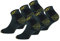 Caterpillar 6 paar Premium Sneaker Herren-Arbeitsschutzsocken, doppelte Verstärkung an Zehen und Ferse, hochwertige Garne, Baumwollschwamm (Grau, 43-46)