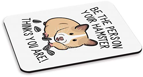 Être Le Personne Votre Hamster Thinks You sont Tapis De Souris PC Ordinateur